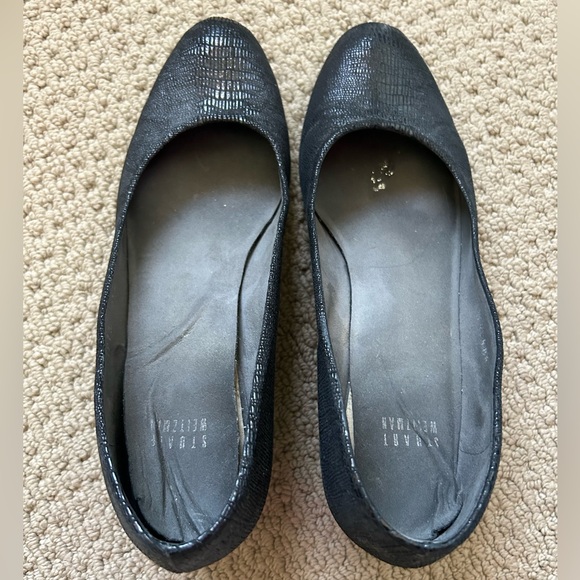 Textured Wedge Pumps, Size 8.5 by Stuart Weitzman - Picture 3 of 9